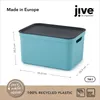 Jive opbergbox met deksel, 16 liter, 3-delig. Stapelbare Productafbeelding-voorbeeld 3