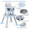 GOPLUS 6 in 1 Kinderhochstuhl, Abnehmbar Hochstuhl mit Produktbild-Vorschau 4