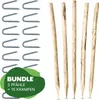 5 Stk. Pfähle aus Kastanie inkl. Krampen, Länge 150 cm, Produktbild-Vorschau 1