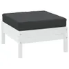 Palettenkissen Schwarz 60x60x6 cm Oxford-Gewebe Produktbild-Vorschau 3