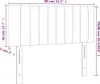 vidaXL LED Kopfteil Rosa 80x5x78/88 cm Samt Produktbild-Vorschau 6