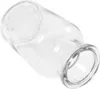 Flasche ca. 250ml H12,3cm Ø6,5cm klar Glas Vase Blumenvase Produktbild-Vorschau 2