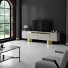 A modern living room with a TV stand, coffee table, and armchair. Produktbild-Vorschau