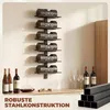 HOMCOM Weinregal Flaschenregal zur Wandmontage für 6 Produktbild-Vorschau 6