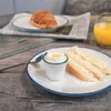 Nicola Spring 6 Stück Country Farmhouse Weiß Frühstück Produktbild-Vorschau 4