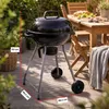 Holzkohlegrill 82x54x54cm fahrbarer Rundgrill Grill Produktbild-Vorschau 3