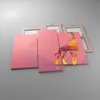 Bild auf Leinwand - Leinwandbild - Giraffe modern Grafik - Produktbild-Vorschau 2
