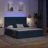 vidaXL Bett mit Stauraum und LED mit LED Blau 160 x 200 cm Produktbild-Vorschau 5
