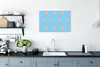MuchoWow® Poster Eiscreme - Muster - Blau 90x60 cm - Produktbild-Vorschau 3