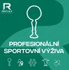 Marketing image for Reflex Nutrition, featuring a trophy icon and text in Slovak. Náhľad obrázku produktu