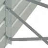 A close-up view of the metal support structure of a raised garden bed. Podgląd zdjęcia produktu