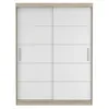 Armoire à portes coulissantes Armoire 150 cm Sonoma/blanc Voir les images du produit 3