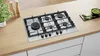 Bosch Serie 6 Pcs7a5b90 Gasherd 75 Cm Silber  Silber One Produktbild-Vorschau 3
