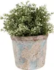 Blumenvase von Clayre & Eef, beige-grün, Ø 14 x 12 cm, Produktbild-Vorschau 2