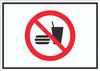 Essen und Trinken verboten 2 Symbol Aufkleber A8 (52x74mm) Produktbild-Vorschau 1