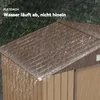 Outsunny prístrešok na náradie s podlahovým rámom Záhradný Náhľad obrázku produktu 7
