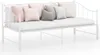 Divano letto allungabile Struttura letto in metallo bianco Anteprima dell’immagine prodotto 2