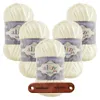 5 x ALIZE Velluto 62 Light Cream mit Label Produktbild-Vorschau 1