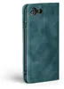 A teal flip-style phone case is shown against a white background. Produktbild-Vorschau