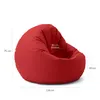 LUMALAND Sitzsack Drops (300 L) - In- & outdoor - Rot Produktbild-Vorschau 13