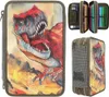 Dino World 3 Fach Federtasche mit 3-D Effekt grün Produktbild-Vorschau 1