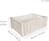 Creative Home Kleiner Weidenkorb Weiß Aufbewahrungskorb Produktbild-Vorschau 4