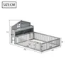A diagram of a children's bed with dimensions indicated. Náhled obrázku produktu