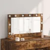 vidaXL Waschtischspiegel Räuchereiche 80 x 45 x 18 cm Produktbild-Vorschau 2