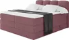 ALTDECOR Boxspringbett - NINA KING - 180x200 Altrosa Produktbild-Vorschau 2