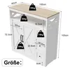 Sideboard, Küchenschrank mit 3 Schubladen und 2 Türen, Produktbild-Vorschau 7