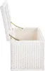 KRINES HOME Truhe / Wäschetruhe aus Rattan (Weiss, Groß) Produktbild-Vorschau 8