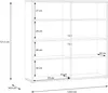 Forte ALICE SPRINGS Highboard 120 130, moderner Schrank mit Produktbild-Vorschau 7
