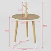 SoBuy® Design Beistelltisch mit Tassenhalter, Dreibeiner, Produktbild-Vorschau 2