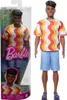 Barbie Fashionistas Poupée Ken avec chemise rouge et orange Voir les images du produit 6