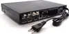 The back of a black satellite receiver is shown on a white background. Podgląd zdjęcia produktu