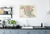 MuchoWow® Poster Karte - Vintage - Amerika 80x60 cm - Kunst Produktbild-Vorschau 3
