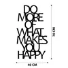 Wallity, Do More Of What Makes You Happy Metal Decor, Produktbild-Vorschau 5