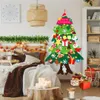 Peviasot Filz Weihnachtsbaum DIY für Kinder Dekoration Set Produktbild-Vorschau 7