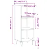 vidaXL Sideboard Hochglanz-Weiß 34,5x32,5x90 cm Produktbild-Vorschau 10