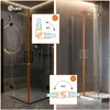 QUEST magnetické uhlové tesnenie do sprchy 200 cm čierne, 2 Náhľad obrázku produktu 9
