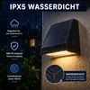 Solar-Wandleuchte für Außen mit Radarsensor und Produktbild-Vorschau 6