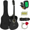 Set chitarra acustica per principianti con accordatore Anteprima dell’immagine prodotto 1