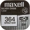 A close-up of a Maxell 364 Silver Oxide battery label. Náhľad obrázku produktu