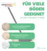 Novaliv 2x bezem met steel, stabiel, ROSSHAAR MIX. Bezems Productafbeelding-voorbeeld 3