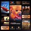 A collage of marketing images showcasing various features of a Hisense QLED TV. Voir les images du produit