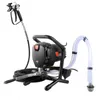 A black and orange airless paint sprayer with a hose and spray gun, set against a white background. Náhľad obrázku produktu