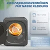 HOMCOM Secadora de ropa mini con 6 programas, capacidad de Vista previa de la imagen del producto 5