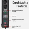 Brennenstuhl 1951160400, 1,8 m, Drinnen, IP20, Schwarz, 6 Produktbild-Vorschau 10