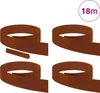 vidaXL Obruba trávnika 4 ks Hrdzavá 450 x 0,05 x 15 cm Oceľ Náhľad obrázku produktu 2