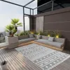 vidaXL Vonkajší koberec ARAKIL Grey 120x180 cm PP Náhľad obrázku produktu 2